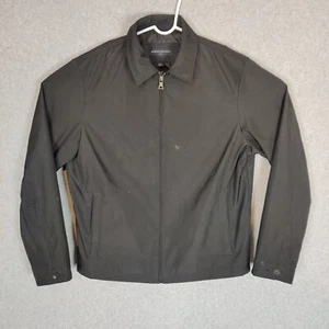 Banana Republic Men Jacket Medium Solid Black Long Sleeve Polyester - Picture 1 of 11