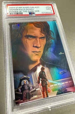 (PSA 9) 2024 Star Wars Galaxy #PD4 “Anakin Skywalker Kills Dooku” - Image 1 of 3