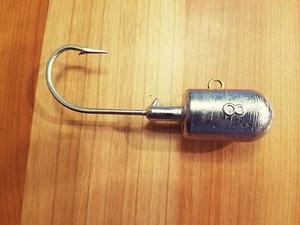 6 Pack - 8 oz Bullet Head Jig Bottom Fishing Ling Cod - Picture 1 of 1