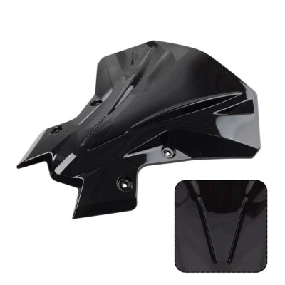 Windscreen Windshield Visor Deflector For Kawasaki Z900 2020-24 Motorcycle Black - Image 1 of 4