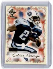 2001 Pacific Private Stock Premiere Date Eddie George /95 Tennessee Titans #95