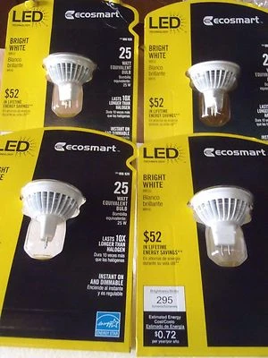 25W Equivalent Bright White (3000K) MR16 LED Flood Light Bulb (4pk) - Image 1 of 2