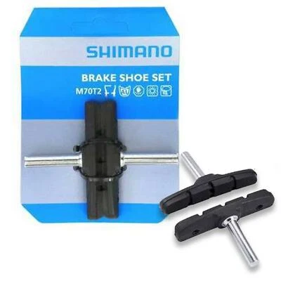 SHIMANO Genuine M70T2 V-Brake Pads Shoes 70mm for MTB / Mountain Bike  - Image 1 of 4