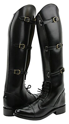 FAMMZ MB-1 Mujeres Damas Motocicleta Montar Moda Elegantes Botas Altas de Cuero  Foto 1 de 2