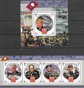 GUINE-BISSAU - 2015 MNH "Fin de la Segunda Guerra Mundial, 70 Aniversario" ¡Dos S/S!!! - Imagen 1 de 1