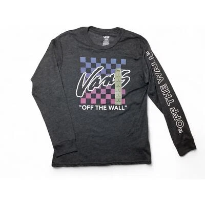 Vans long sleeve shirt boys L gray - Image 1 of 2