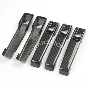 Real Carbon Fiber Door Handle Cover Trim For Benz G55 G63 G65 G500 W463 04-18 - Picture 1 of 7