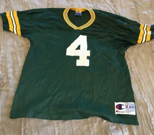 BRETT FAVRE Green Bay PACKERS Football CHAMPION Boys VINTAGE Youth XL Jersey - Picture 1 of 2