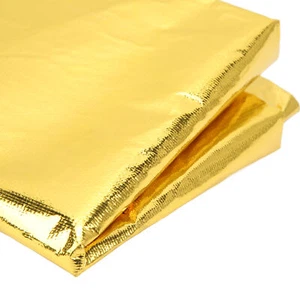 (Gold)Heat Barrier Reflect Sheet Self Adhesive High Temp Heat Shield Wrap Heat - Picture 1 of 23