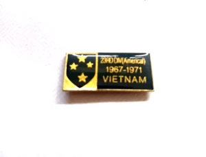 Military U S Army 23rd Infantry Americal Vietnam Tour Vintage Lapel Pin - Picture 1 of 15