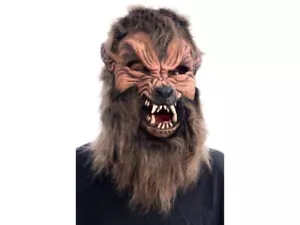 Howl O Ween Werewolf Mask Halloween Dog Wolf Haunted House Zagone Creature Fangs - Picture 1 of 2