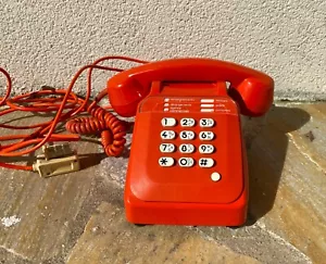 Ancien TELEPHONE SOCOTEL ORANGE à touches 1983 - Picture 1 of 6