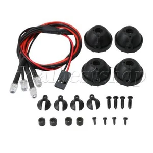 4 White LED Light Kit FZ0029 Buckets Mount for RC 1:10 Rock Crawler - Picture 1 of 9