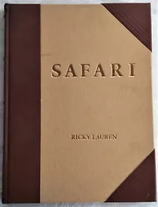 SAFARI RICKY LAUREN CANVAS WITH LEATHER BINDING LIMITED EDITION 157/1000 - Picture 1 of 12
