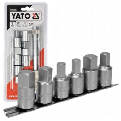 Ölwannenschlüssel Satz Ölablassschraube Ölwanne Steckschlüssel Vierkant Einsätze - Bild 1 von 3