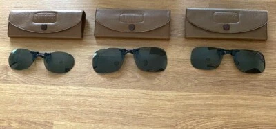 Óculos de sol American Optical Sunvogues com clipe  - Imagem 1 de 4