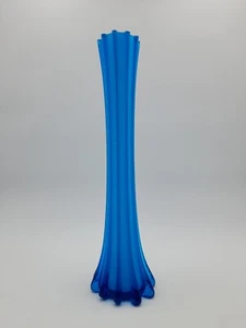 Vaso in Vetro Azzurro Casa arredo arredamento Design  - Picture 1 of 7