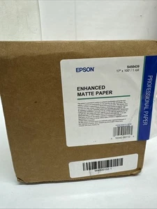 Epson Enhanced Matte Inkjet Paper Roll 17" x 100' - White S450439 - Bild 1 von 4
