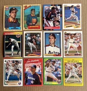 Jim  Deshaies Lot 1987 Topps RC’s & Lot Of 12 -all Different- Astros NM-MT (JD2) - Picture 1 of 2