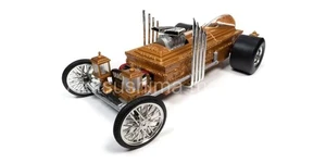 AUTO WORLD AWSS139 1/18 George Barris Dragula Gold Limited Butch Patrick Signed - Picture 1 of 8