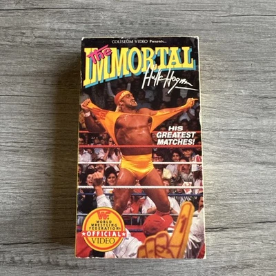 WWF The Immortal Hulk Hogan VHS Tape 1992 Coliseum Video - Image 1 of 4