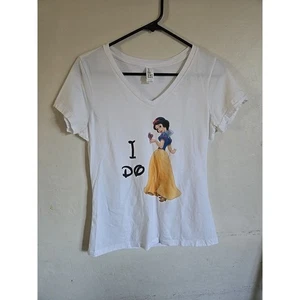 Damen Schneewittchen T-Shirt Damen Tee Shirt S V-Ausschnitt Small - Bild 1 von 8