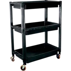 3-Tray Black Cart ATD-7017 Brand New! - Picture 1 of 4