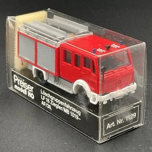 Preiser#1129 Mercedes LF-16 Fire Truck HO 1/87 Scale Made In Germany - Picture 1 of 9