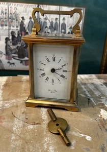 Vintage Brass Carriage Clock - Bernard Freres Bicester - 1950s/60s - Working - Picture 1 of 6