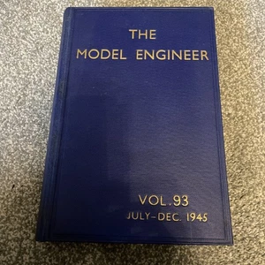 Model Engineer 1945 vintage hobby Magazines complete bound Collection Jan-Jun - Picture 1 of 5