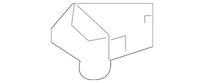 Genuine Nissan Rear Muffler Rubber Mount 20651-6CA0A - Image 1 of 2