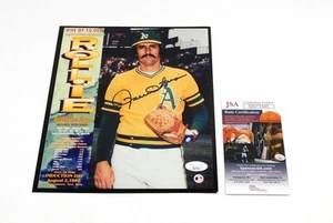 Rollie Fingers Signed 8 x 10 Color Photo A's JSA Auto DA045201 - Picture 1 of 3