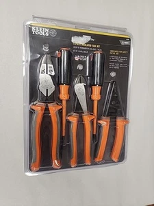Klein Tools 1000V 5 Pezzi Kit di Utensili Isolati Sicurezza Rated 9415R - MADE USA - Foto 1 di 1