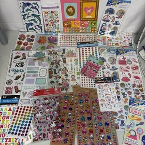 Lot of 30 Packs Scrapbook Stickers Supplies Embellishments For Young Girls - Bild 1 von 12