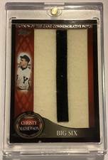 2009 Update Legends of the Game Letter 12/50 Christy Mathewson (Letter I)Patch