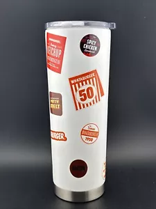 Vaso de comida rápida Whataburger restaurante acero inoxidable 20 oz coleccionable hallazgo raro - Imagen 1 de 8