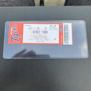 Riley Greene Authenticated MLB Debut Ticket Stub 1st Hit 1st Run Detroit Tigers - Picture 1 of 2