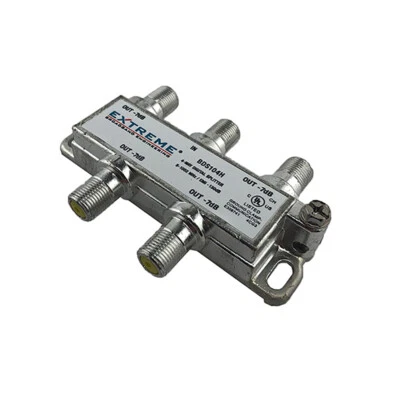 Extreme Broadband BDS104H 4-Way HD Digital High Performance Coax Cable Splitter - Image 1 of 4
