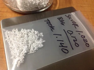 999 Fine Silver Crystal sreetips - Picture 1 of 2