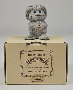 World of Krystonia Muffler #3901 Crystal Ball Figurine Vintage Fantasy W/Box - Picture 1 of 9