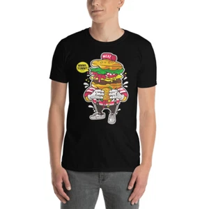 I LOVE HUMBERGERS FASTFOOD EATER SO WHAT!!! Short-Sleeve Unisex T-Shirt - Imagen 1 de 11