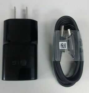 Genuine LG Fast Charge 15W Power Adapter Micro USB Cable V10 K10 G3 G4 Stylo 3