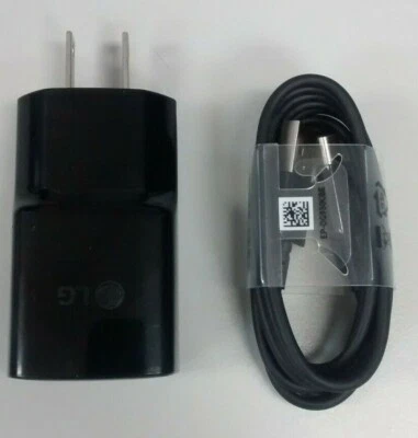 Genuine LG Fast Charge 15W Power Adapter Micro USB Cable V10 K10 G3 G4 Stylo 3 - Image 1 of 3