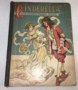 Rare ANTIQUE-CINDERELLA AND OTHER FAIRY TALES Sleeping Beauty 1911/113+Years Old - Picture 1 of 16