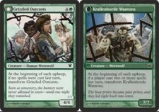 Grizzled Outcasts/Krallenhorde Wantons MTG Magic NM