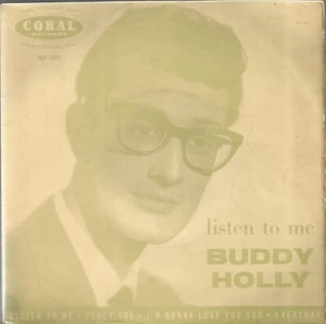 Buddy Holly - Listen To Me 1958 Coral Records 7 inch vinyl EP - Picture 1 of 4