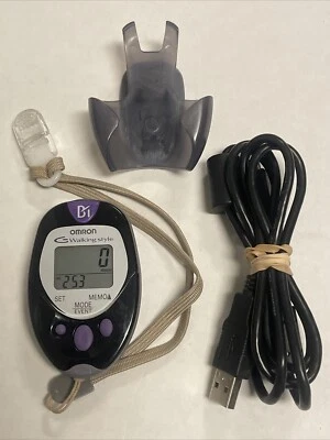 EUC Omron Digital Pocket Pedometer  HJ-720ITFFP Downloadable Data, New Battery - Image 1 of 4