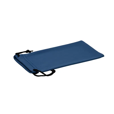 KINDLER ETUI Brillen Beutel Mikrofaser Brillenetui Microfaserbeutel mit Zugband Blau Kindler