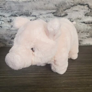 Aurora Eco Nation 9" Plush Pink Pig 2021 Stuffed Farm Animal EUC - Picture 1 of 9