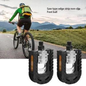 2 pares de pedales de bicicleta pedales de bicicleta universales reflectores juego de pedales antideslizantes DE - Imagen 1 de 15